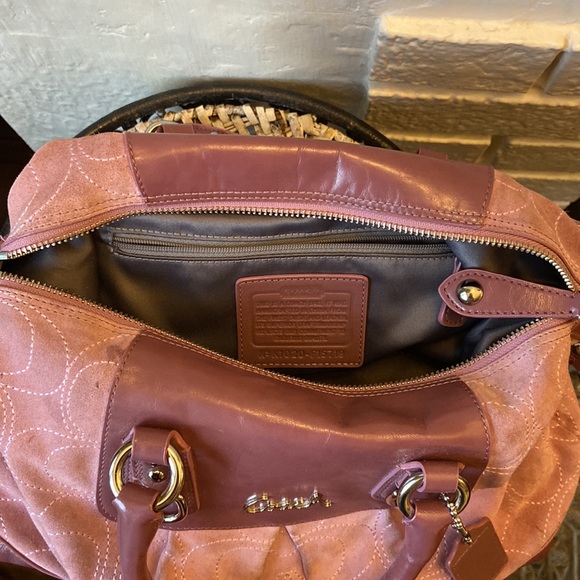 Pink Coach Purse - Picture 5 of 16